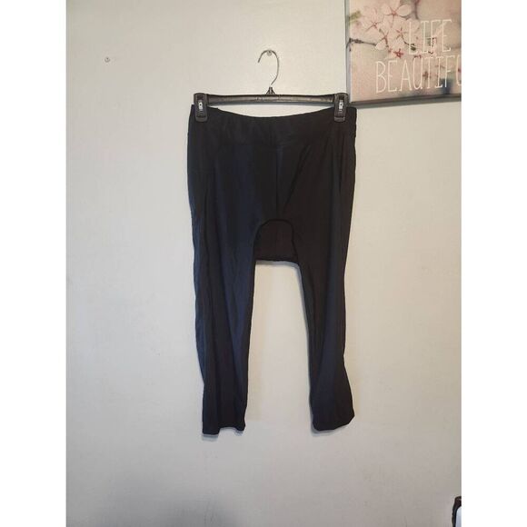 Baleaf Pants - BALEAF Women ’s Cycling Pants Cropped Fit Padded Seat Black Size 2X